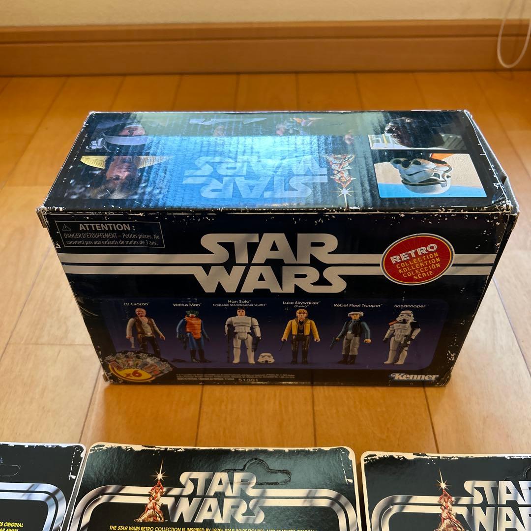 スターウォーズ レトロフィギュア 6体セット　ハンソロストームトルーパー