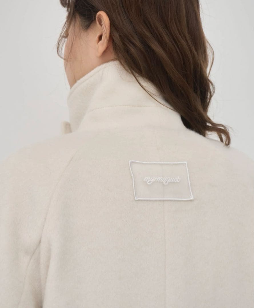 ジャケット・アウター muguet romantic milky midi coat