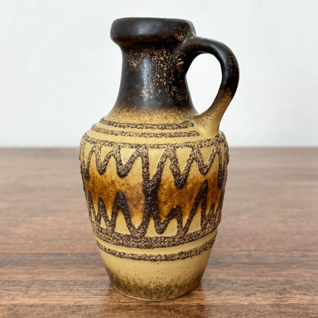 【東ドイツ Haldensleben小さいジャグ花瓶】ミッドセンチュリー 408