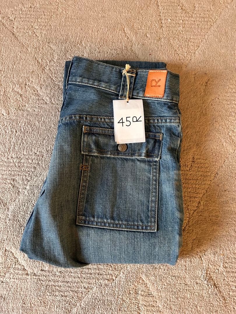 45R ライ麦デニムの908ブッシュパンツ(加工)