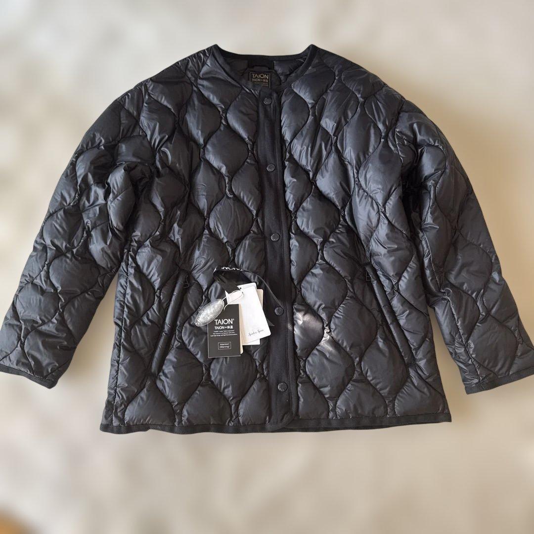 SPICK＆SPAN×TAION ブラック ダウンジャケット　新品未使用品！