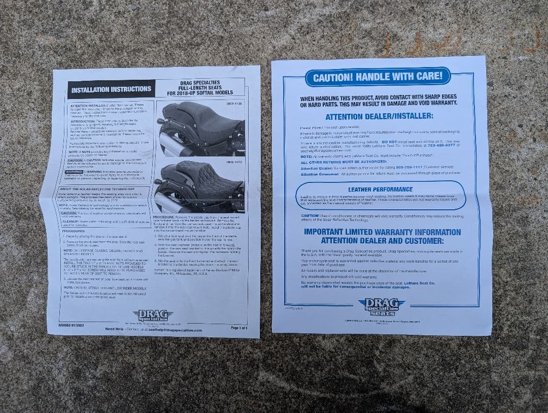 ハーレーダビッドソンローライダーSTタンデムシート