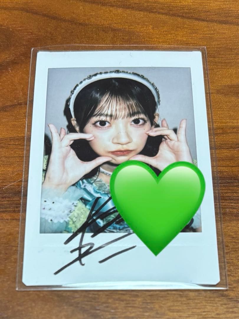 板倉可奈　サイン入りチェキ　チェキ　きゅーすと