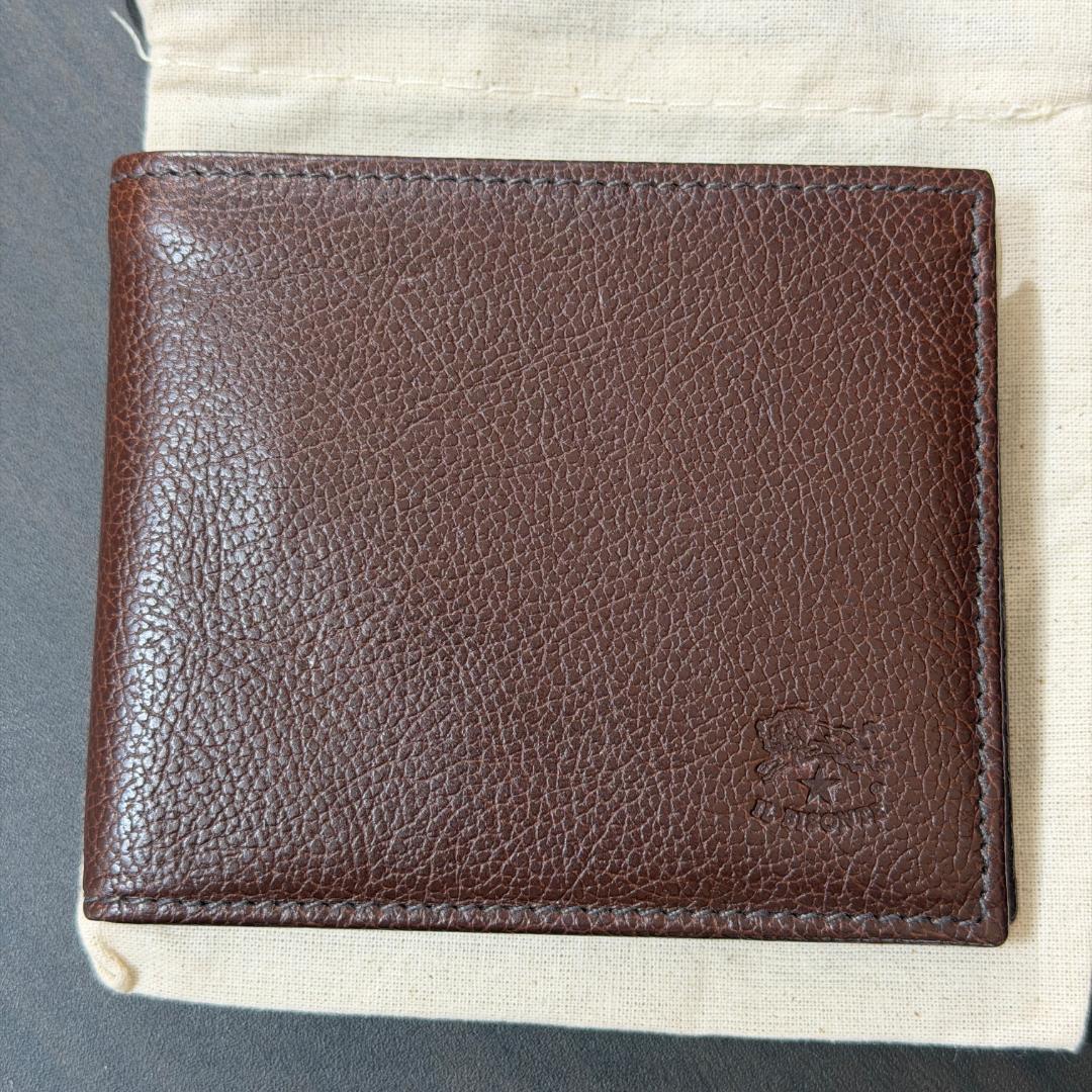 【新品未使用】イルビゾンテ 二つ折り 財布 ブラウン