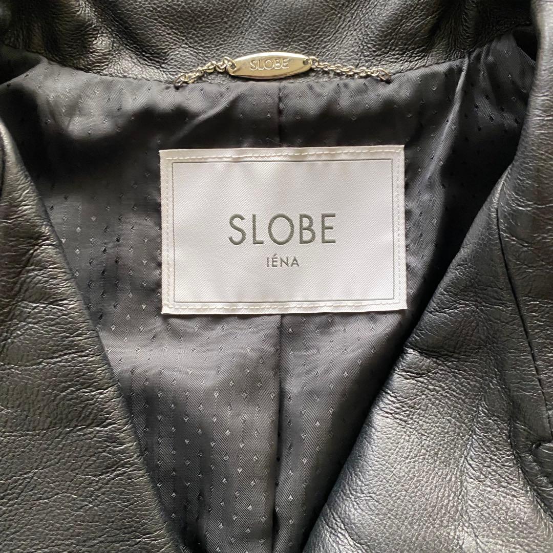 【近年モデル】スローブイエナ ラムレザー ダブルライダース　ブラック 40