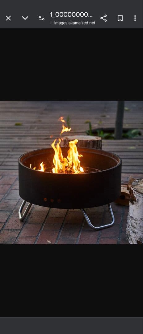 新品未使用　Revolveter 焚き火台・BBQグリル サイドテーブル付き