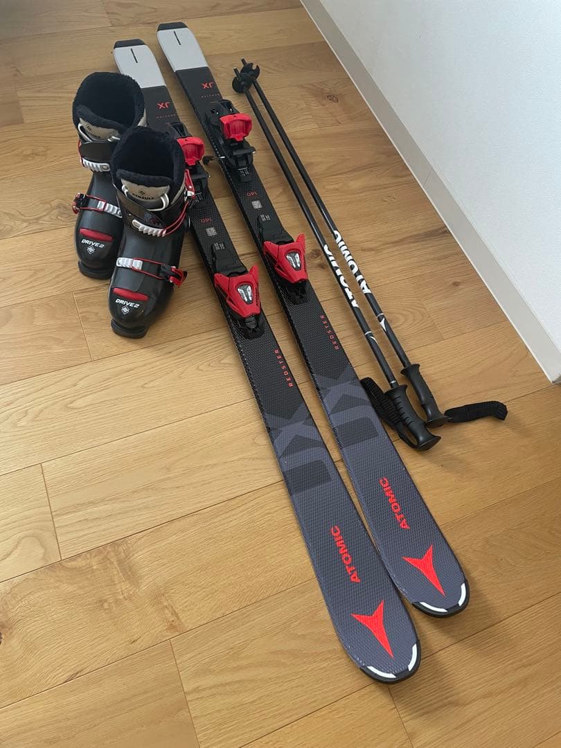 n*0様 アトミック ATOMIC ジュニア スキー 4点 セット　140cm
