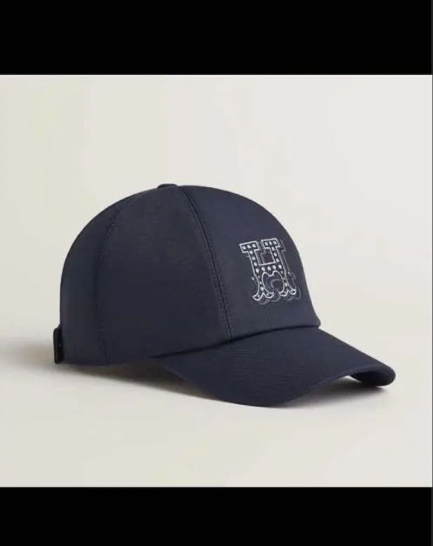 HERMES Hロゴ　キャップ　59センチ　新品未使用