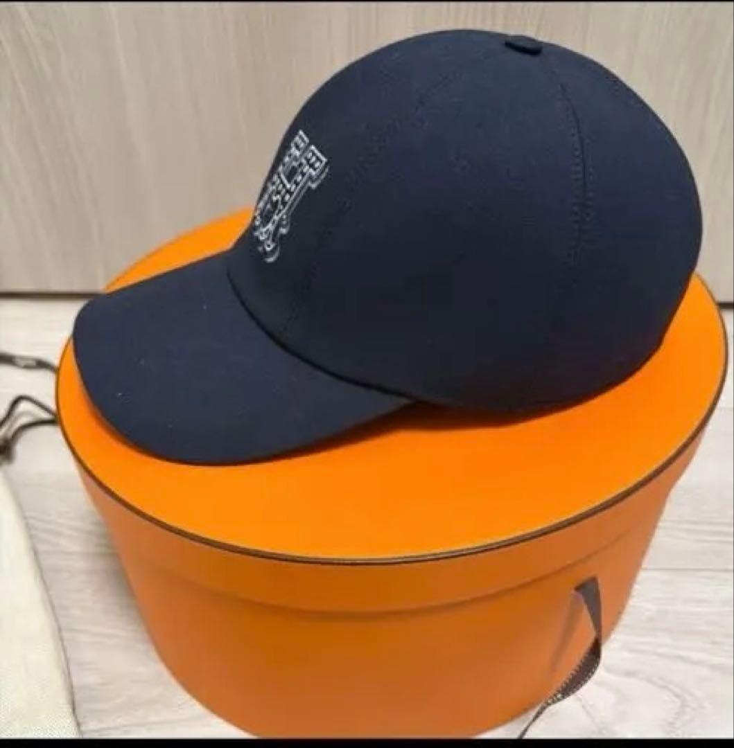 HERMES Hロゴ　キャップ　59センチ　新品未使用