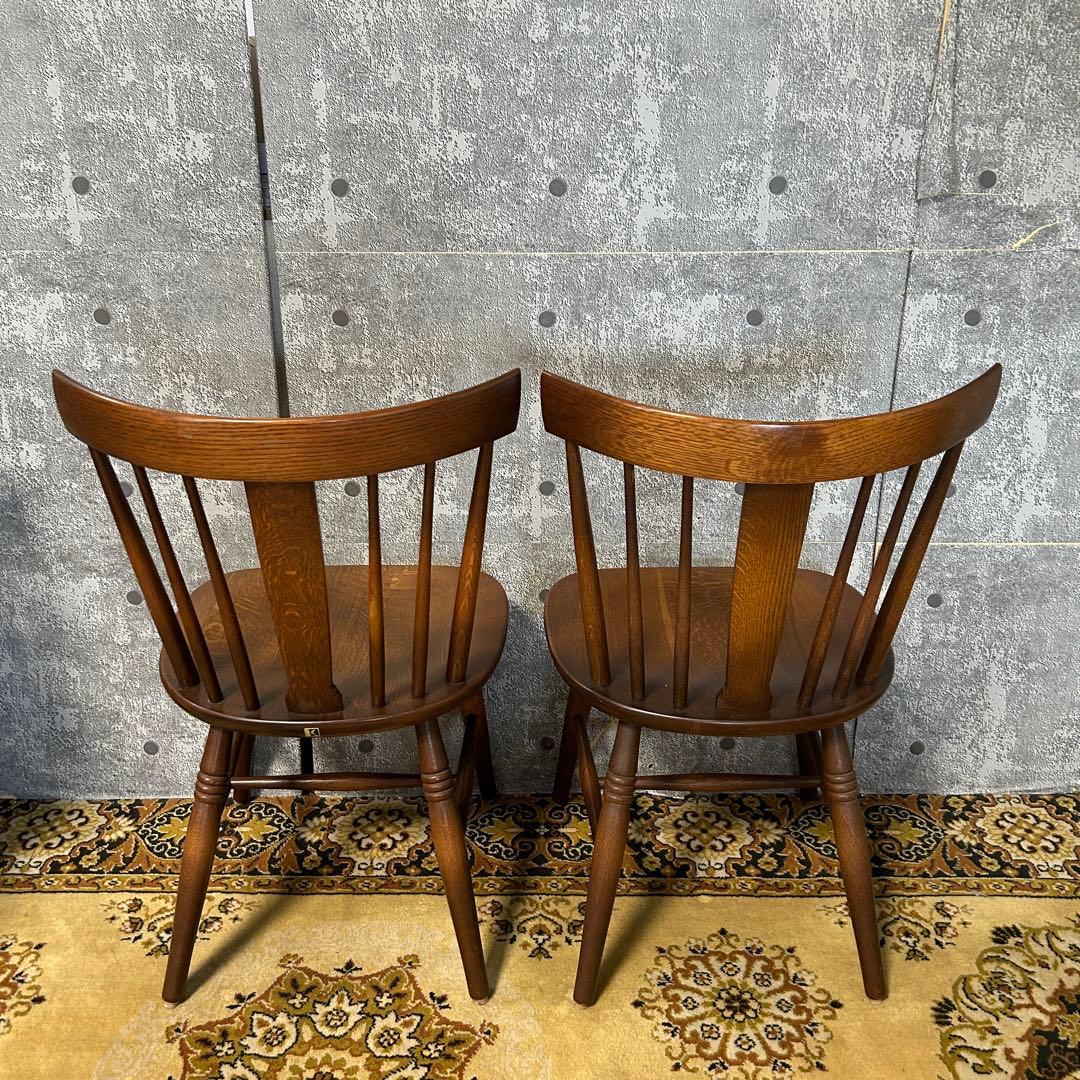 ꧁飛騨産業 HIDA꧂キツツキマーク ダイニングテーブル&チェア4脚セット