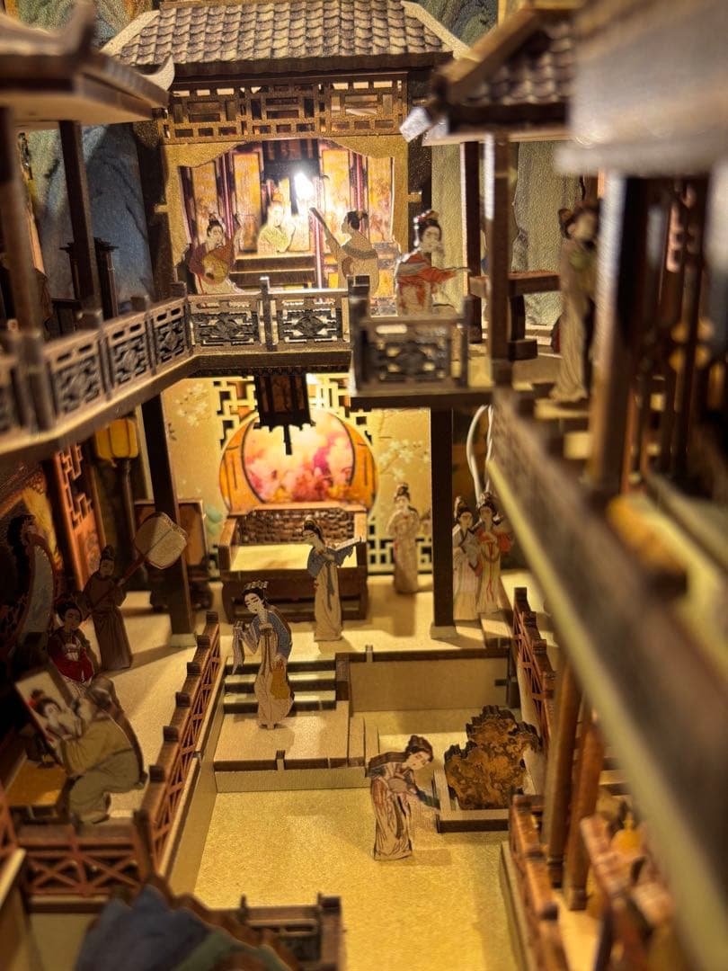 春暁の漢宮 ブックヌック オルゴール付き完成品 訳あり