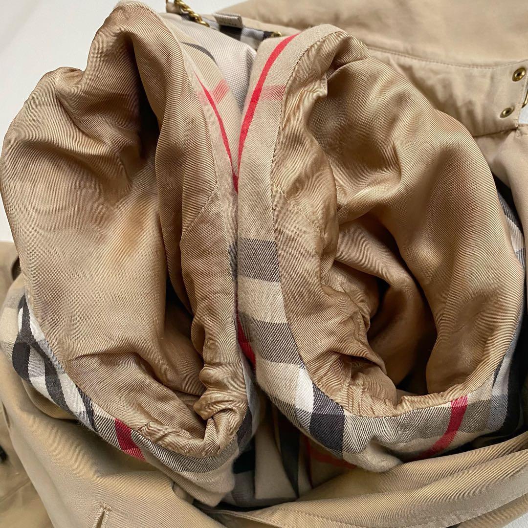 バーバリー サンドリンガム　ロング 正規品 トレンチコート ハニーベージュ