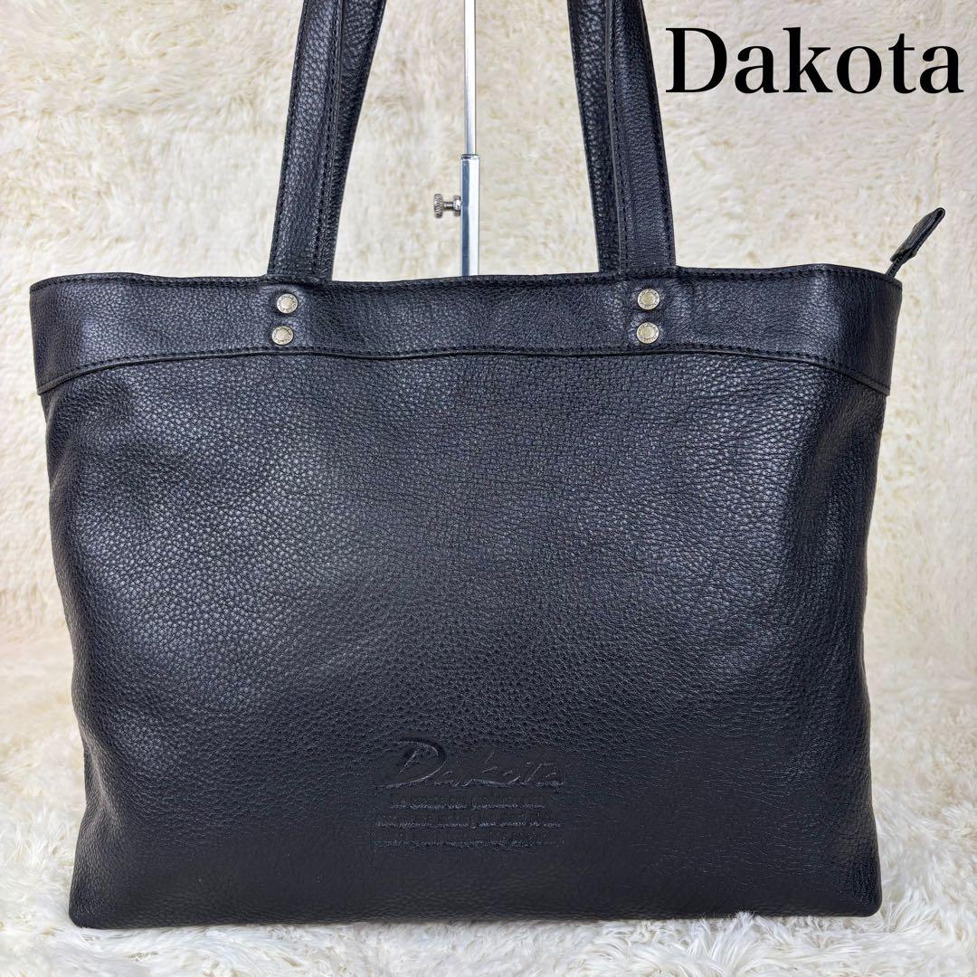 ★美品★ Dakota ダコタ レザー トートバッグ A4サイズ収納可 シボ革