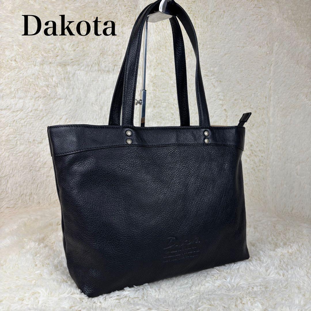 ★美品★ Dakota ダコタ レザー トートバッグ A4サイズ収納可 シボ革