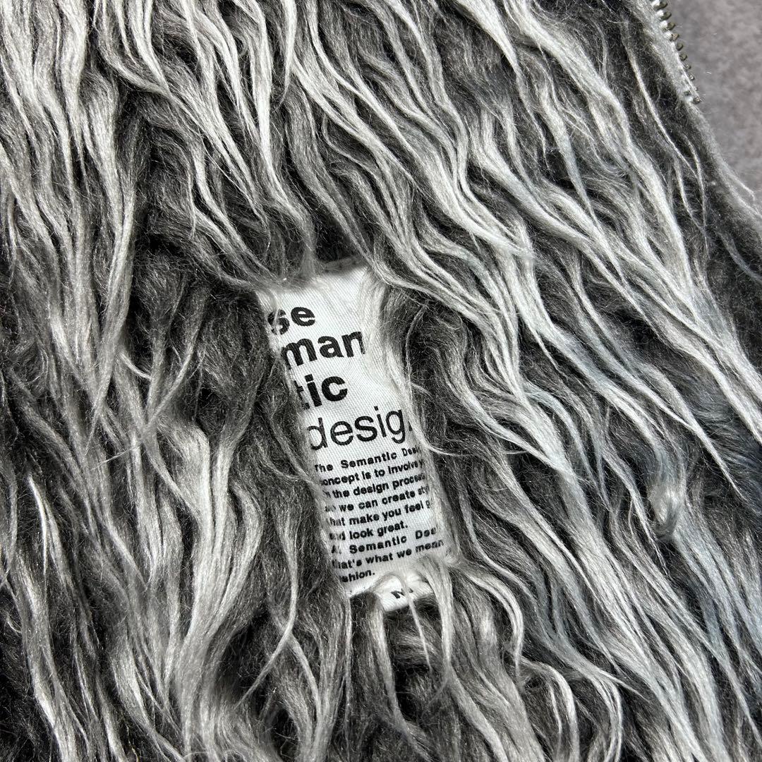 00s【archive】semantic design/Y2K/ファーコート/白