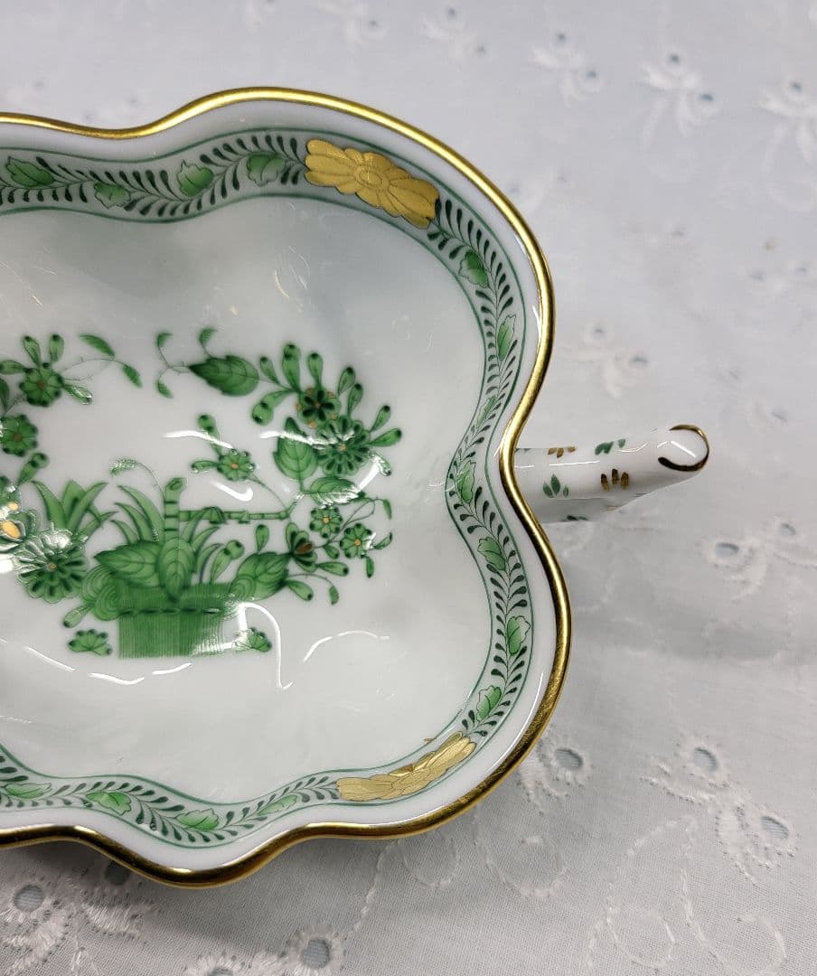 未使用✨高級✨ヘレンド インドの華 オープンシュガー 小皿 小物入れ