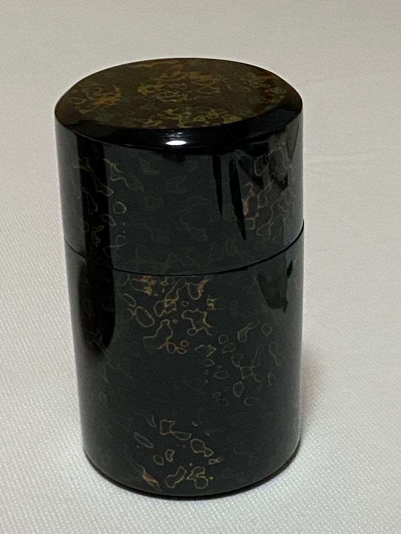 津軽塗円筒形棗2個セット