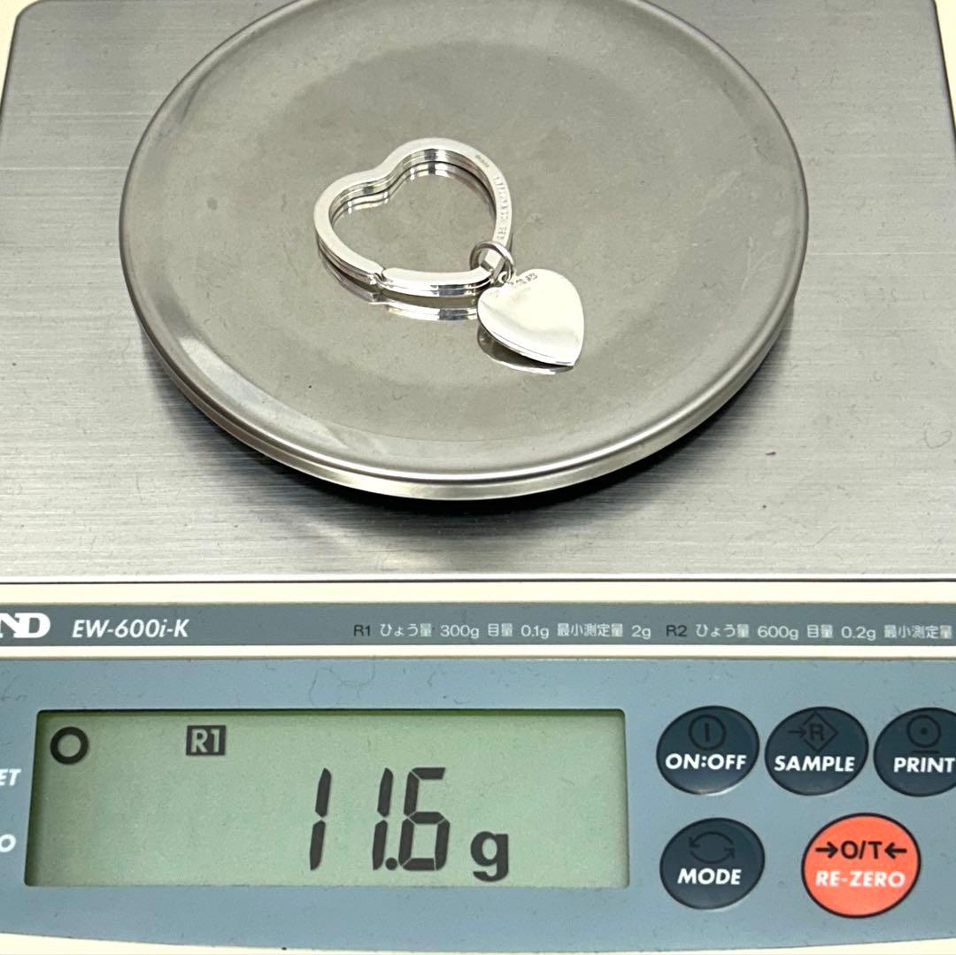 【極上美品】正規品 鏡面ピカピカ綺麗 ティファニー オープンハート キーリング