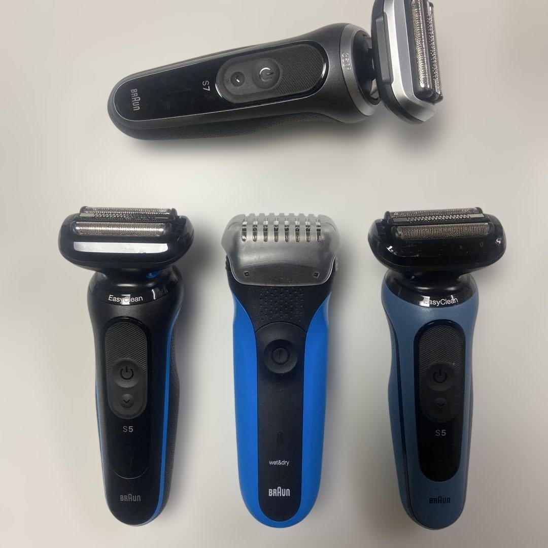Braun メンズ電気シェーバー S7 S5 ４本セット