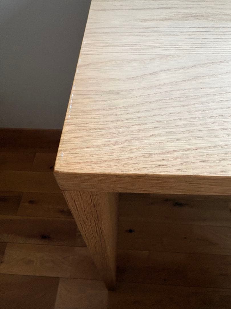 無印良品　デスク　オーク無垢材
