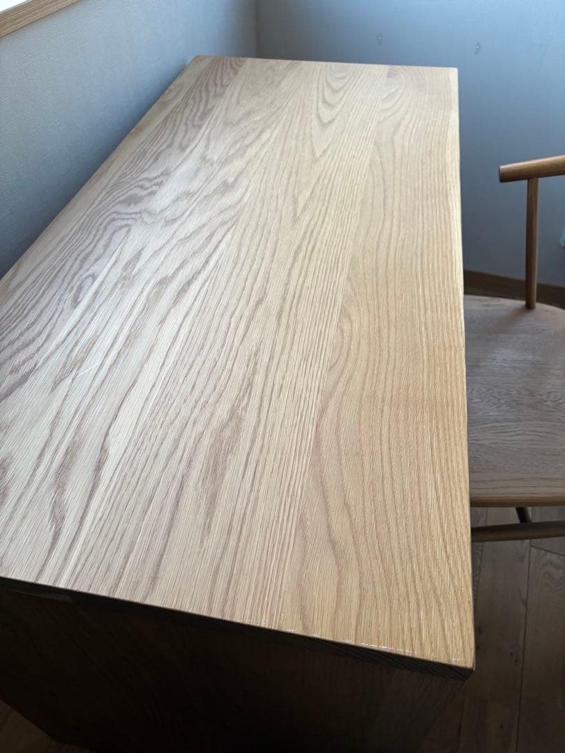 無印良品　デスク　オーク無垢材