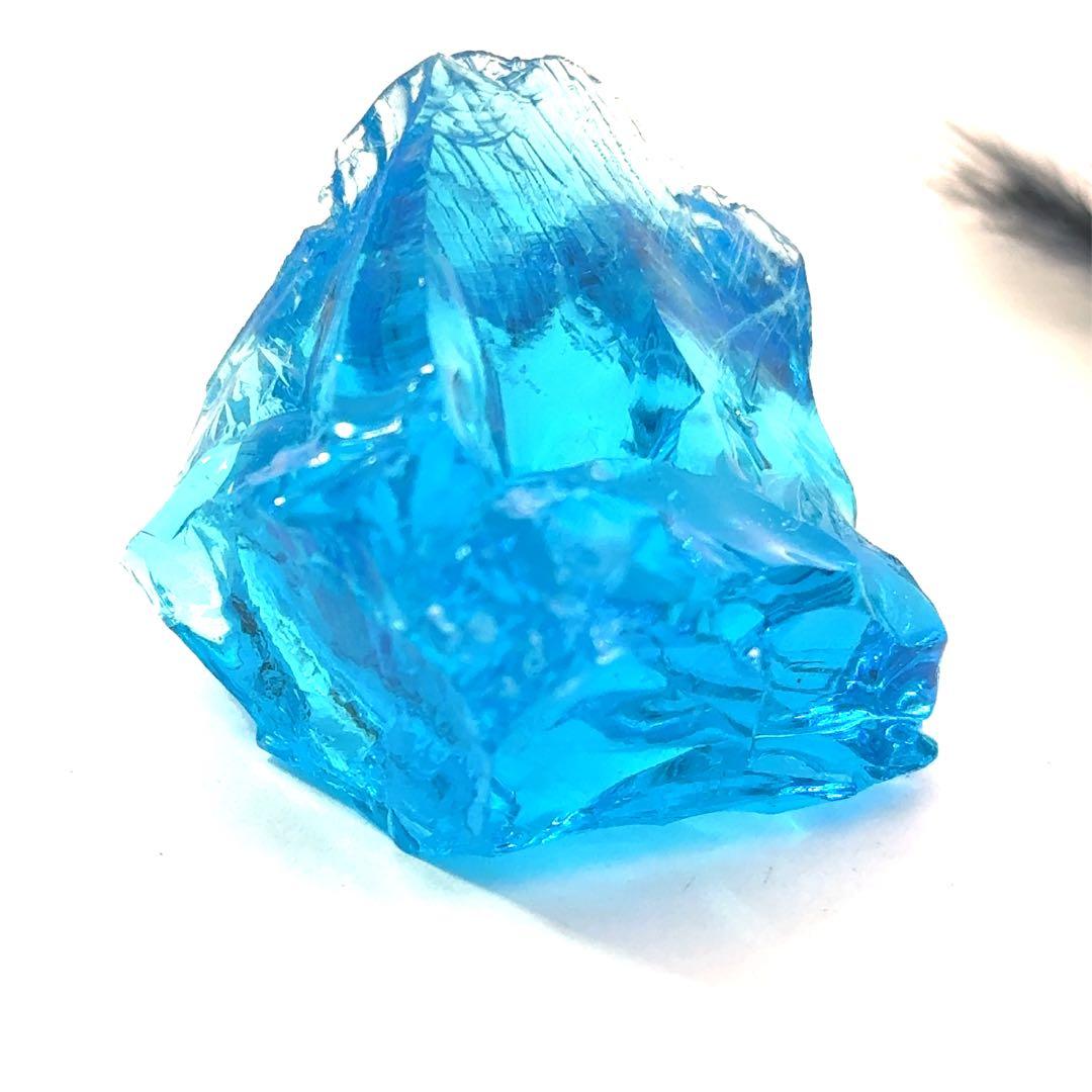 アンダラクリスタル　ブルー　天然ガラス