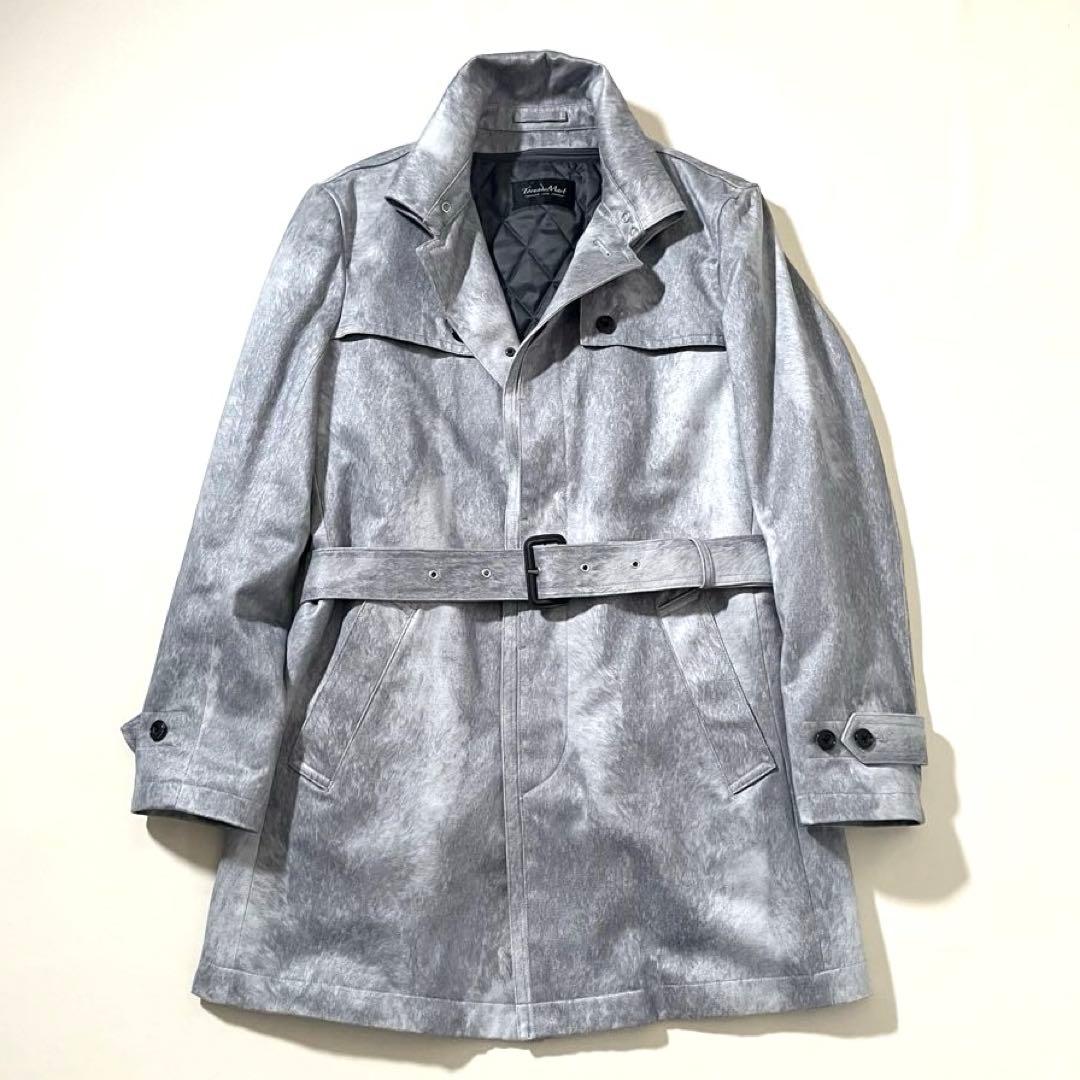 【未使用級】トルネードマート　T/C マイクロスエード 返し襟コート　ライナー付