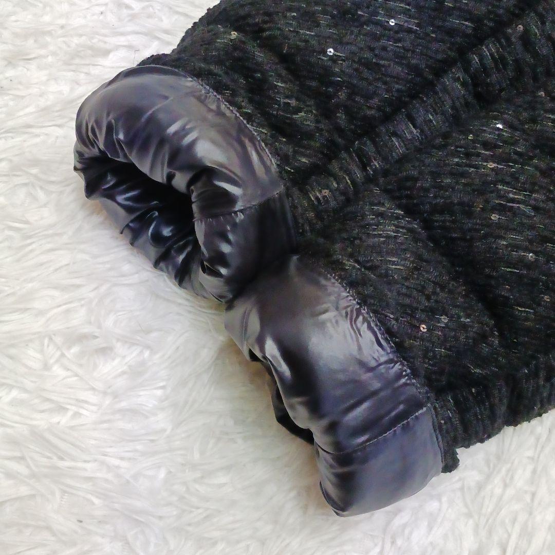 ✨美品✨HERNO　スパンコール　ハイネック　ジャガードダウンジャケット 46