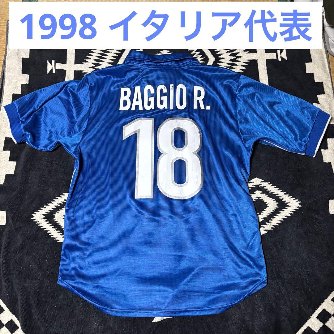 イタリア代表　98 BAGGIO R. 18 M ロベルト　バッジオ　バッジョ