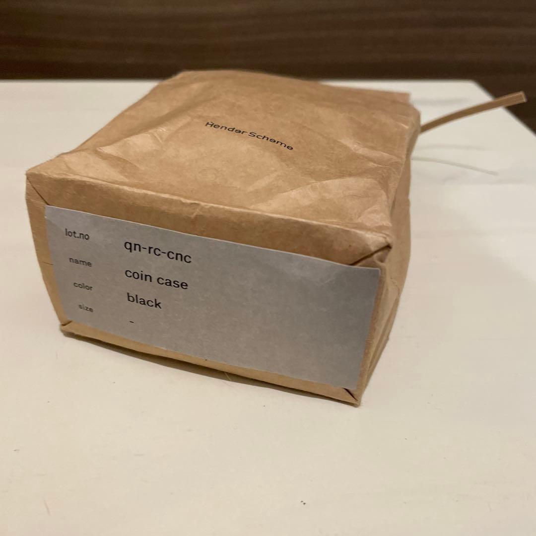タグ付き新品！ Hender Scheme Coin Case BLACK