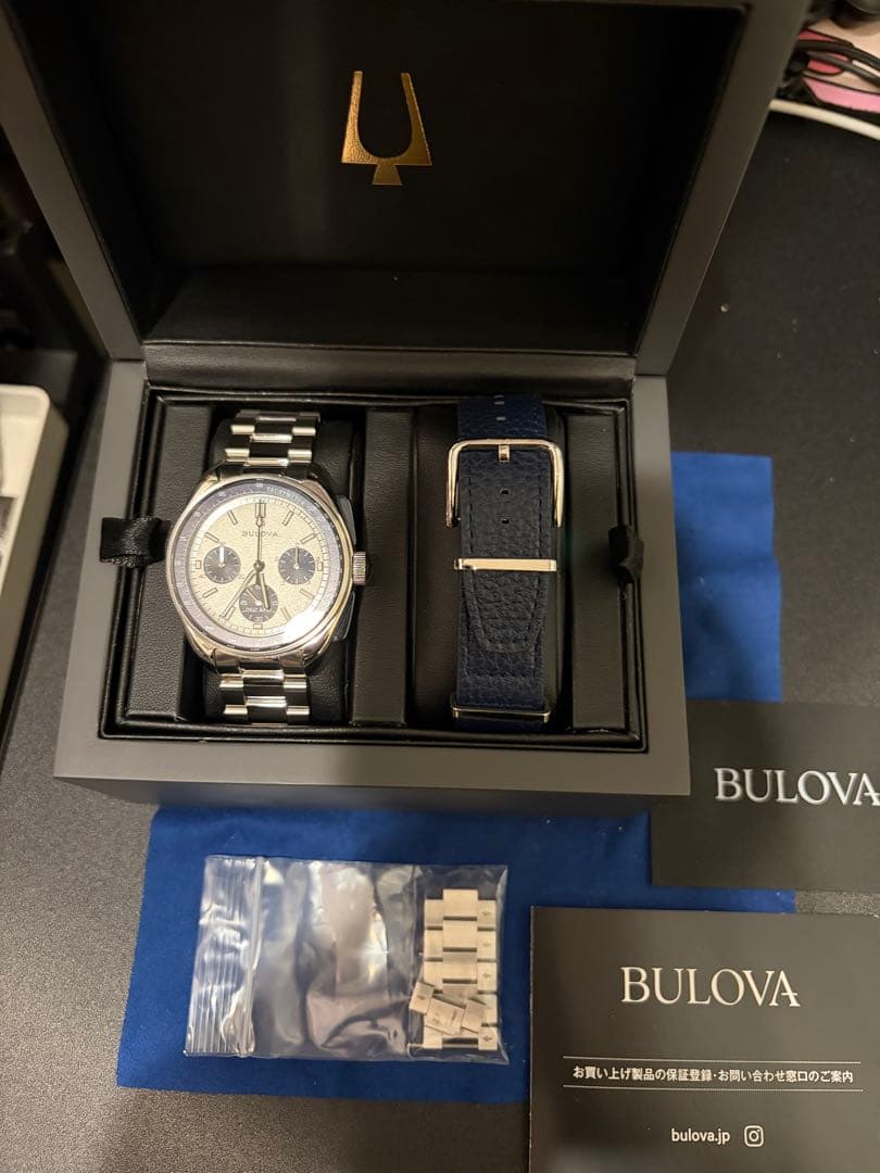 【極美品】ブローバ ルナ パイロット クロノグラフ 98K112