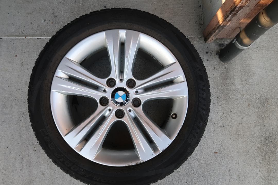 純正17インチホイール　4本　スタッドレス付　3シリーズ　F30