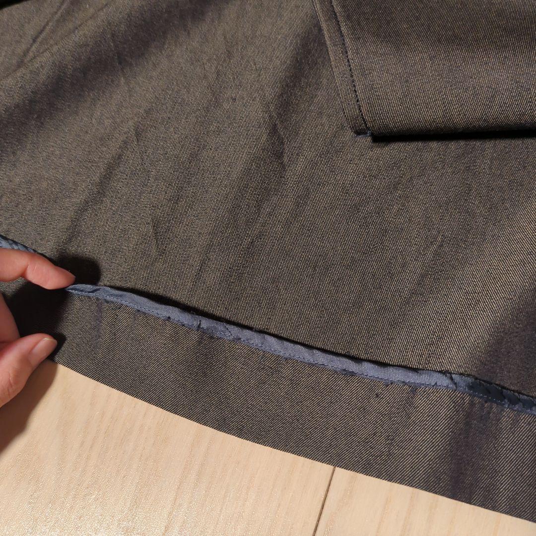 Ameri　MINIMAL FLARE LONG TRENCH COAT