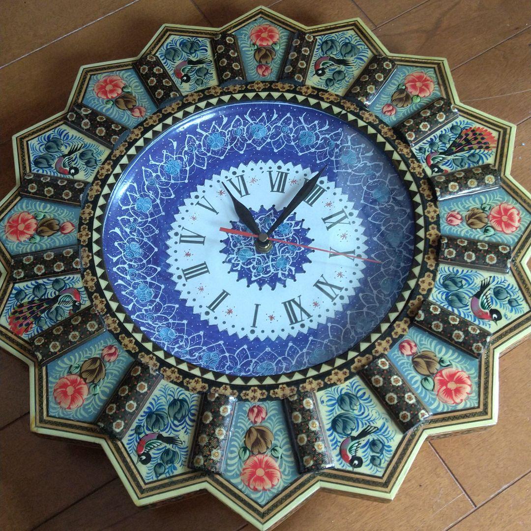 イランの市場で購入した壁掛け時計