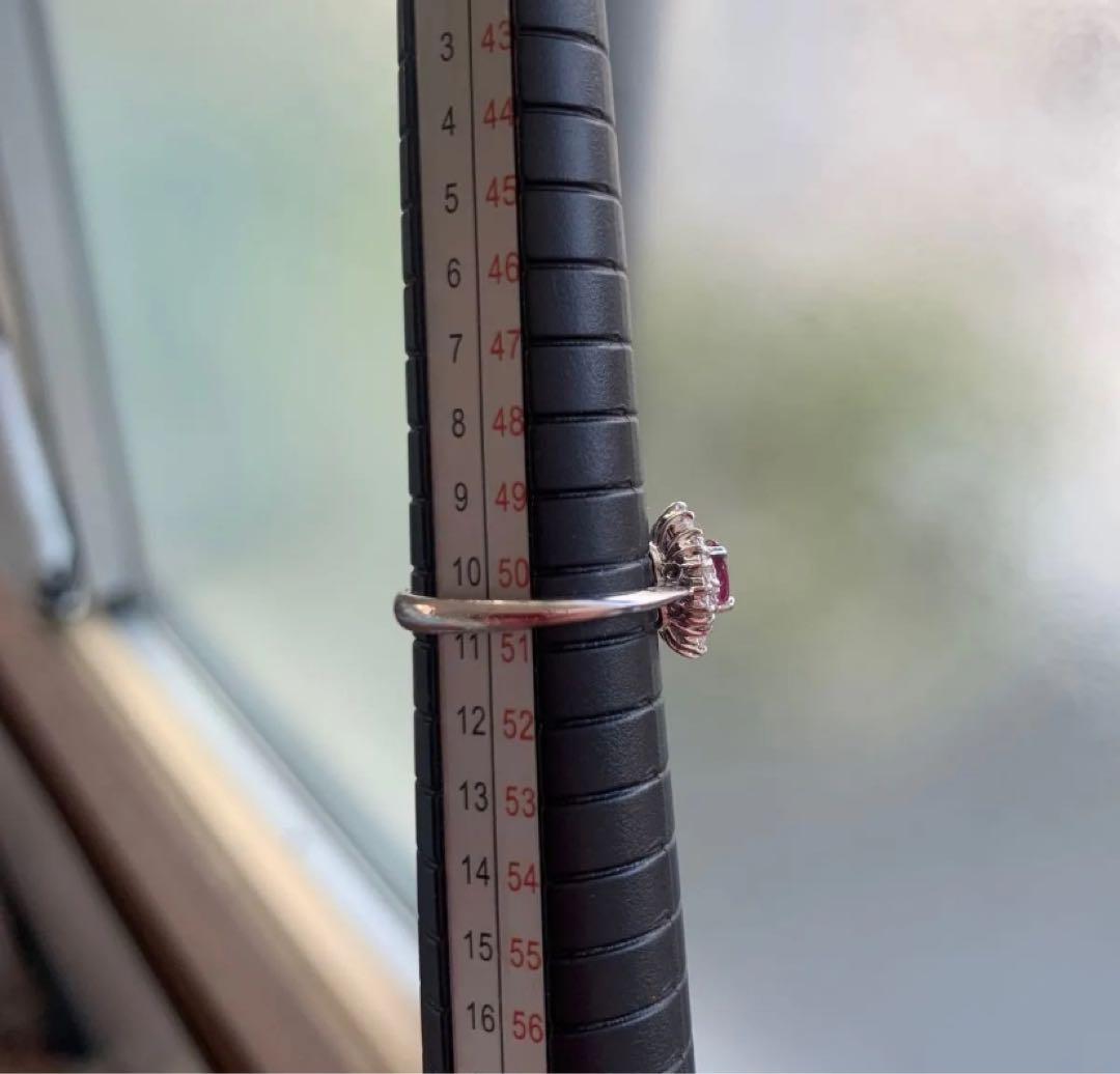 【SALE】ルビー ダイヤ プラチナ リング 指輪 ！ Pt900