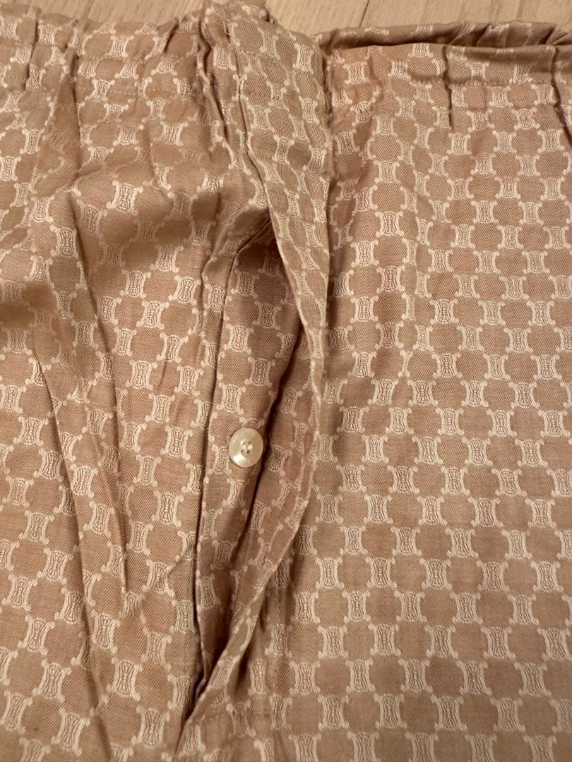 CELINE セリーヌ　パジャマ　マカダム柄　トリオンフ　ロゴ　レア☆新品