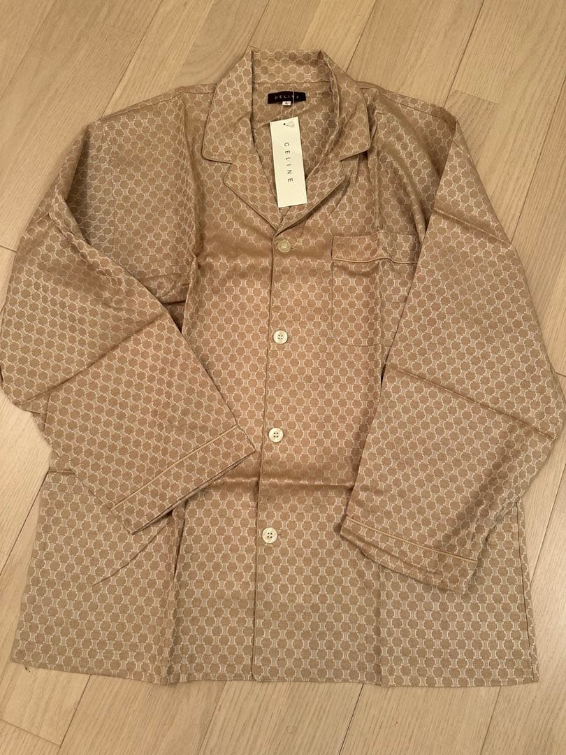 CELINE セリーヌ　パジャマ　マカダム柄　トリオンフ　ロゴ　レア☆新品