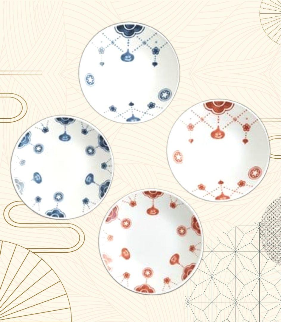 Tachikichi ドラクエ アウトレット スライム 瓔珞⽂ ⼩⽫ 4枚セット