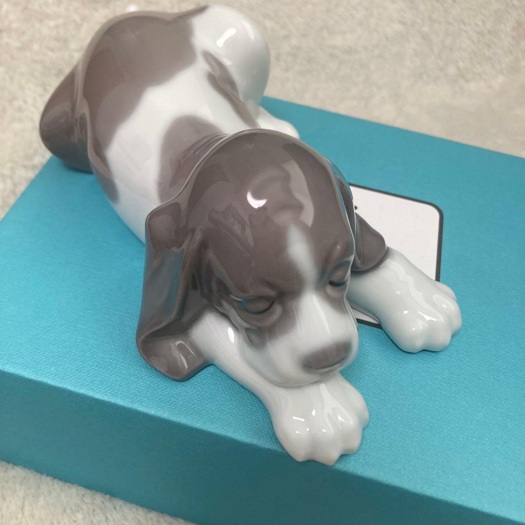 LLADRO リヤドロ 犬の置物 ビーグル 陶器製