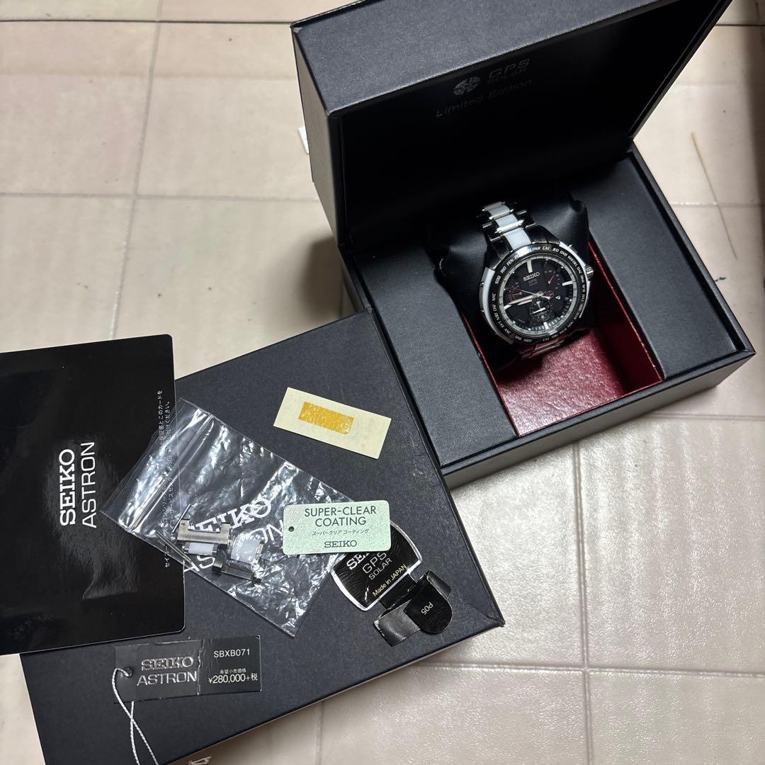 【限定2000本ムーブ新品交換済】SEIKO ASTRON GPSソーラー箱付き