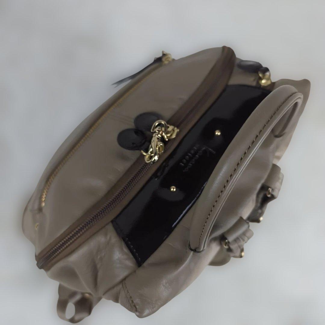 ✨極美品✨ カナナプロジェクト HANAシリーズ リュック レザー ベージュ