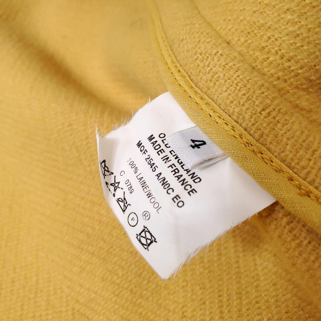 美品✨オールドイングランド 大きいサイズ ヘリンボーン ダッフルコート 黄色