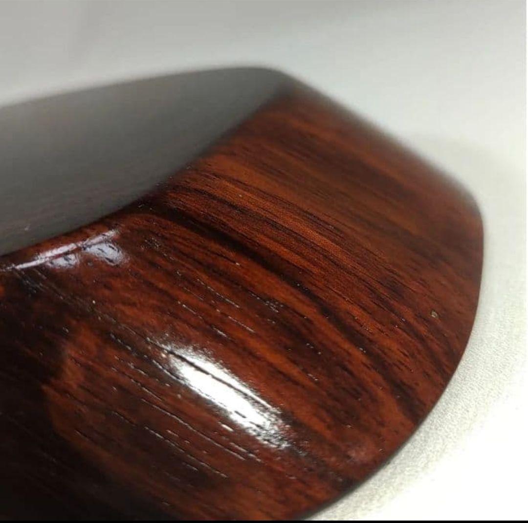 【希少・蔵出し】本紫檀 芯材 無垢 平花台 高級唐木 日本製