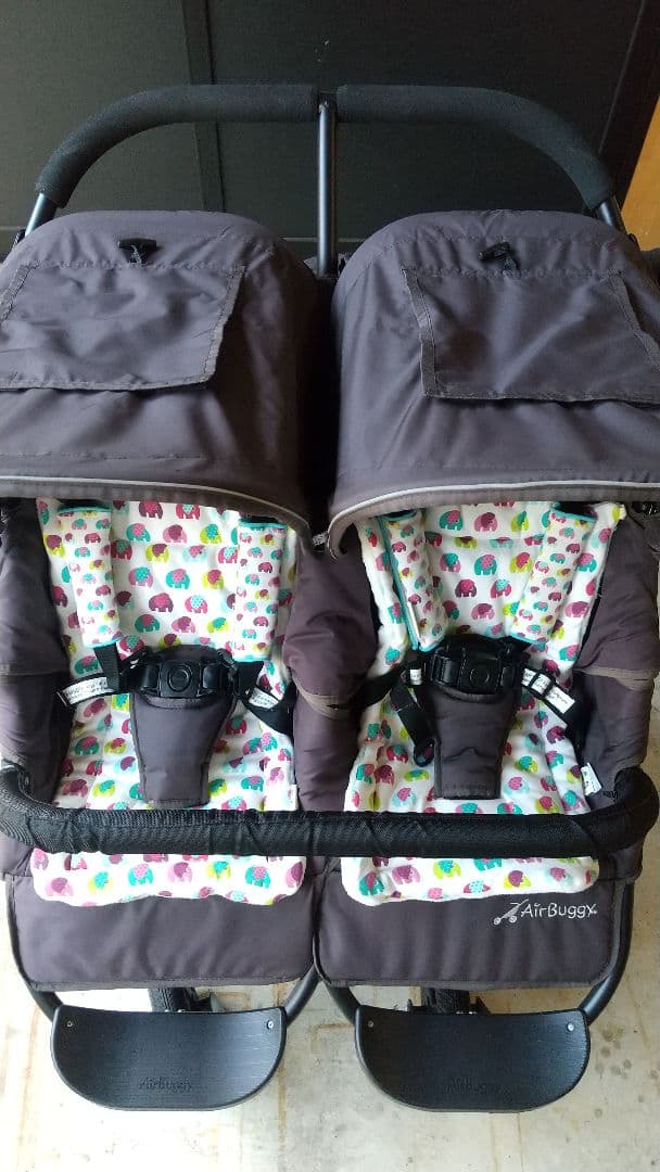 エアバギー ココダブル 2人乗りベビーカー【ブラウンエスプレッソ】