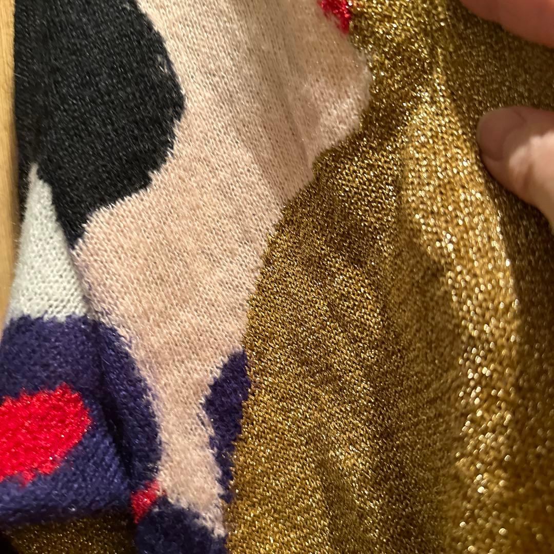 あちゃちゅむムチャチャの白雪姫柄ガーディガンゴールド