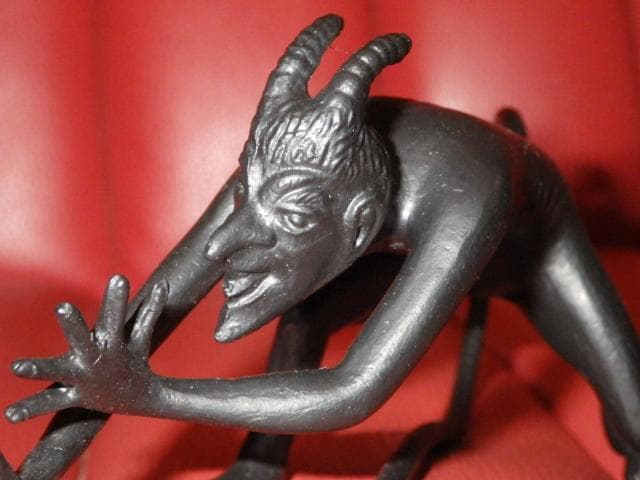 70’S★デビル★オブジェ★置物★大★アート★悪魔★サタン★ソビエト★ビンテージ