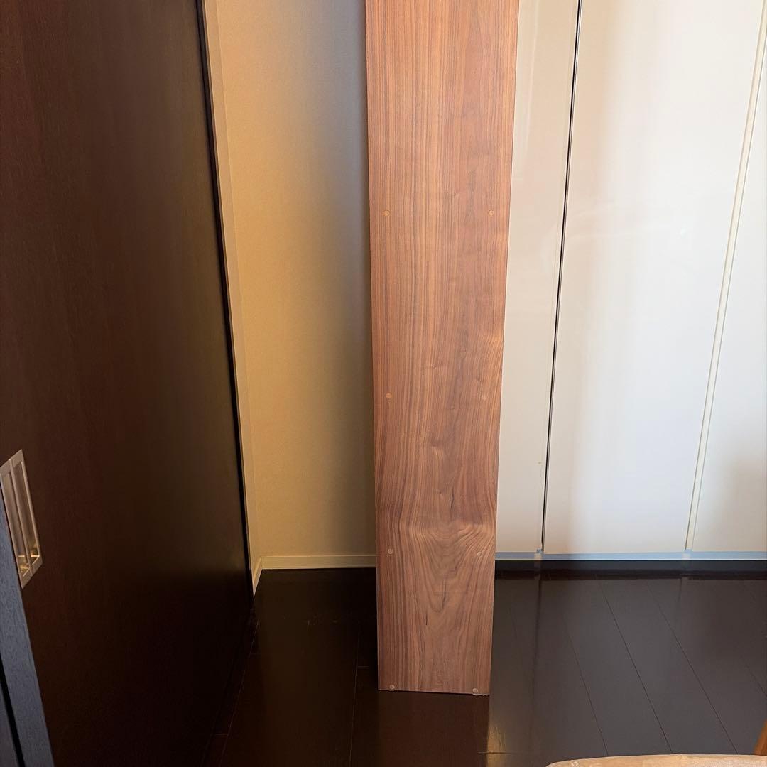 無印良品　スタッキングシェルフ・５段・ウォールナット材