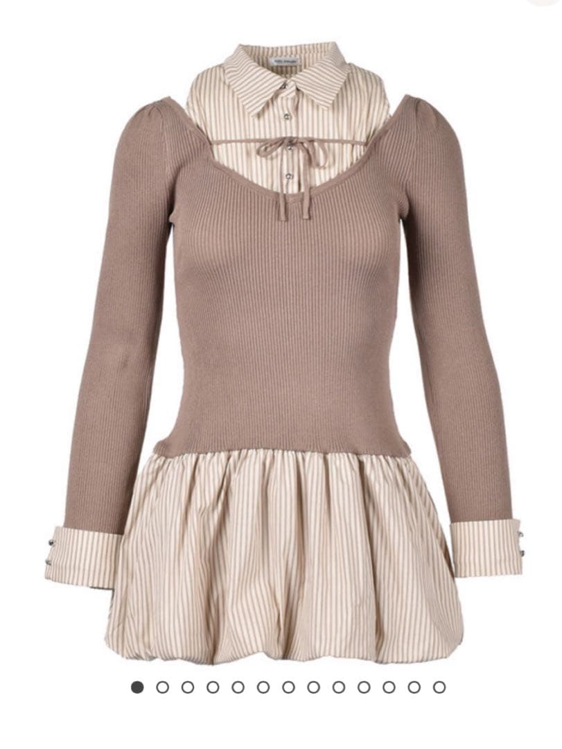 Rilly emulie リリーエミュリ ミニワンピース