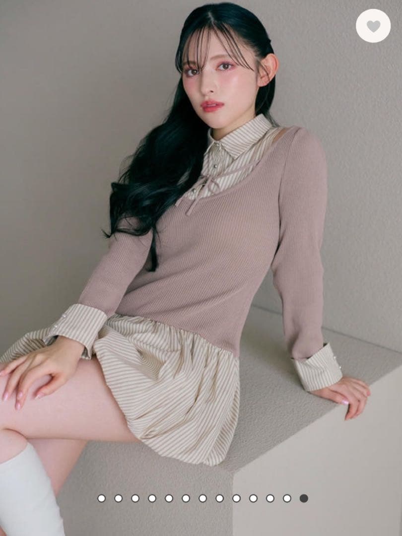 Rilly emulie リリーエミュリ ミニワンピース