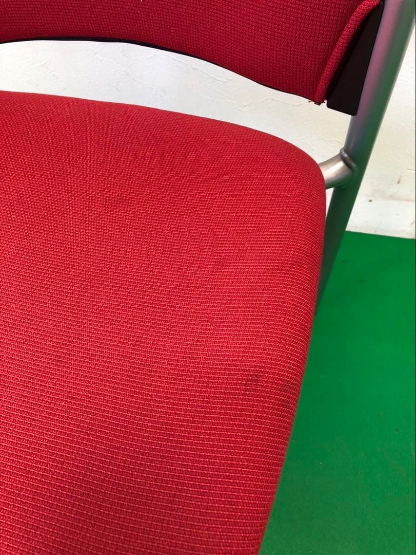 ☆引き取り限定販売☆okamura 椅子 8脚セット 赤